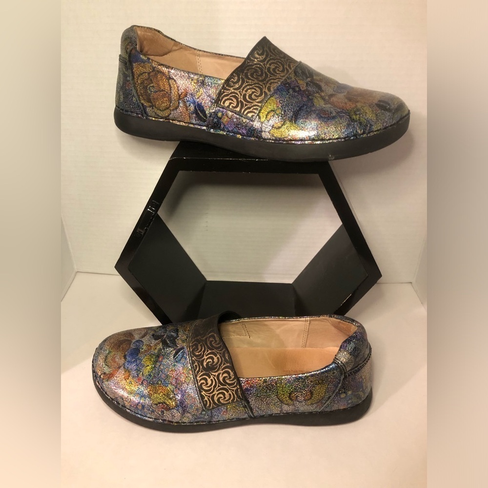 Alegria Colorful Women's Slip-On Shoes - Picture 2 of 16